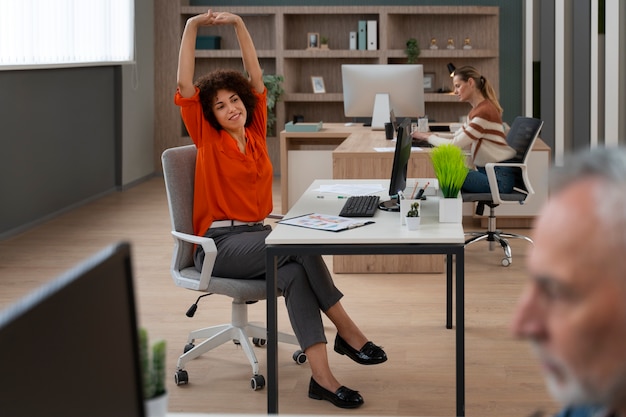 Foto einer flexiblen Arbeitsumgebung mit Work-Life-Blending