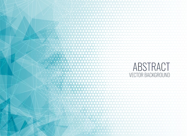 Free vector abstract blue geometric shapes background