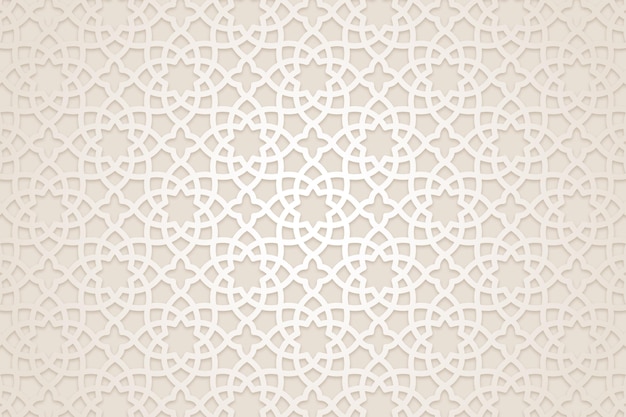 Free vector flat arabic pattern background