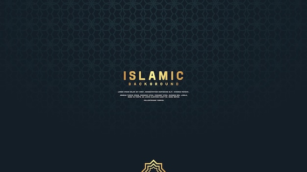 Vector islamic background